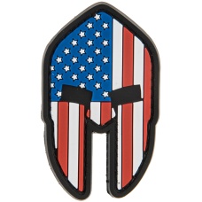 G-Force American Spartan PVC Morale Patch - RED/WHITE/BLUE