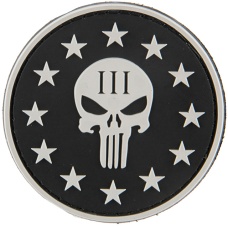 G-Force Punisher 3 Percenter Patch - BLACK