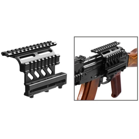 NcStar AK Side-Rail Optics Scope Mount w/ Integrated Weaver Rails
