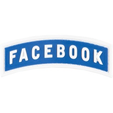 G-Force Facebook PVC Morale Patch- BLUE / WHITE