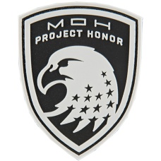 G-Force Shield of Project Honor PVC Morale Patch - BLACK