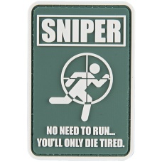 G-Force No Running Sniper Patch PVC Morale Patch