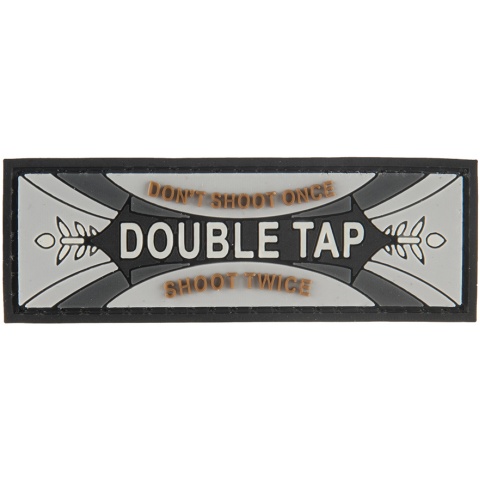 G-Force Double Tap Don't Shoot Once Shoot Twice PVC Morale Patch