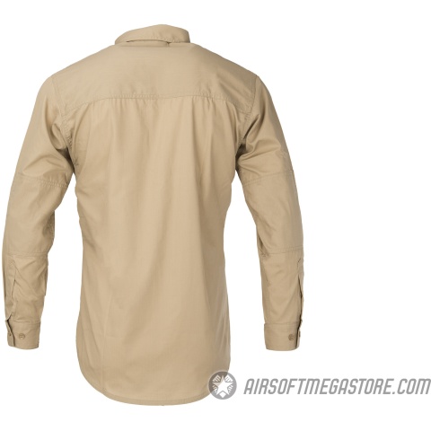 Propper Ripstop Reinforced Tactical Long-Sleeve Shirt (LARGE) - KHAKI