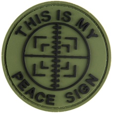 G-Force This Is My Peace Sign PVC Patch