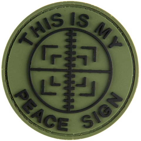 G-Force This Is My Peace Sign PVC Patch