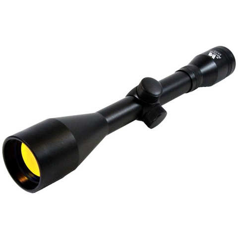 NcStar 6x42 Sniper Rifle Scope 6x Fixed Zoom w/ Ruby Lens - BLACK