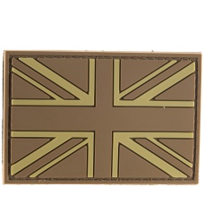 G-Force UK Flag PVC Morale Patch - TAN