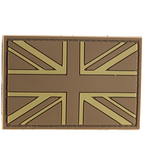 G-Force UK Flag PVC Morale Patch - TAN