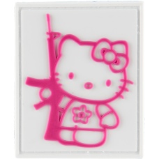G-Force Kitty With Rifle PVC Morale Patch