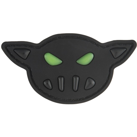 G-Force Black Sheep Warrior Glow In The Dark Face PVC Morale Patch