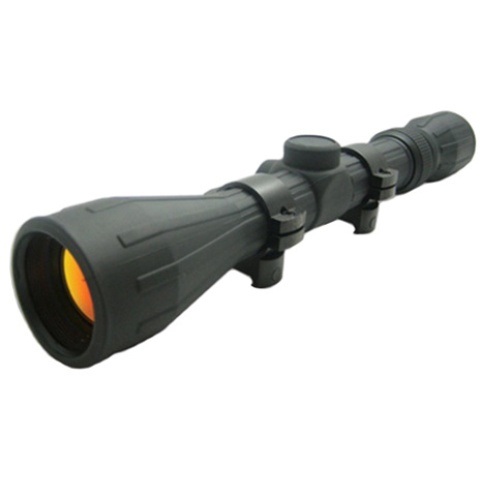NcStar 3-9X40 Rubberized Tactical Series Rifle Scope - RUBY LENS