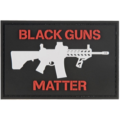 G-Force Black Guns Matter PVC Morale Patch
