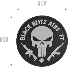 G-Force Black Blitz Airs FT PVC Morale Patch
