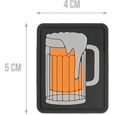G-Force Big Beer Mug PVC Morale Patch