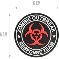 G-Force Zombie Outbreak Response Team Morale Patch - RED