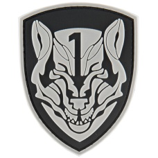 G-Force Shield Wolf Morale Patch - White