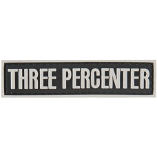 G-Force Three Percenter Morale Patch - BLACK