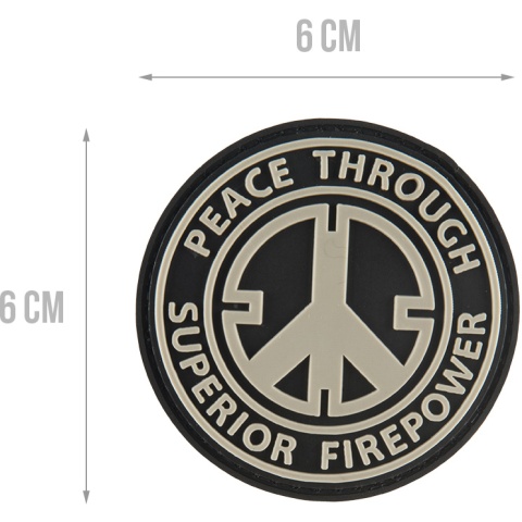 G-Force Peace through Superior Firepower PVC Morale Patch