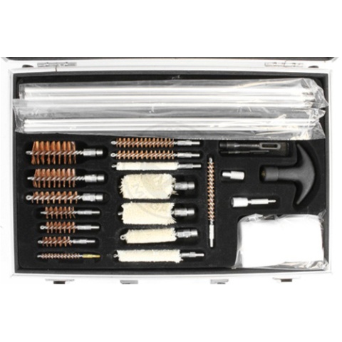 NcStar Universal Gun Cleaning & Maintenance Kit w/ Aluminum Case