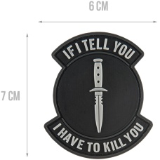 G-Force If I Tell You I Have to Kill You Moral Patch