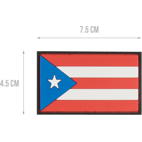 G-Force Puerto Rico Flag PVC Morale Patch