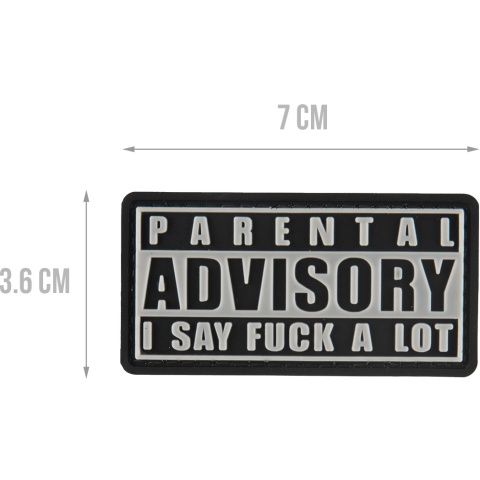 G-Force Parental Advisory PVC Morale Patch