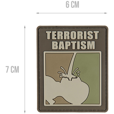 G-Force Terrorrist Baptism PVC Morale Patch