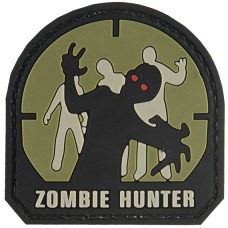 G-Force Zombie Hunter PVC Morale Patch - (Small) OD GREEN