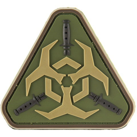 G-Force Resident Evil Biohazard PVC Morale Patch - OD GREEN