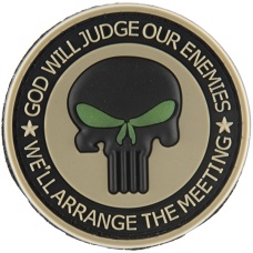 G-Force Punisher Enemies Glow-in-the-Dark PVC Morale Patch
