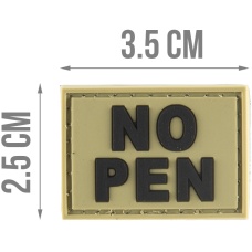 G-Force NO PEN PVC Morale Patch - OD GREEN