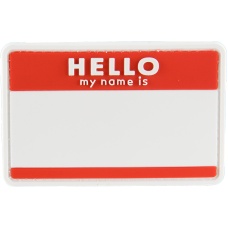 G-Force Hello My Name is... PVC Morale Patch