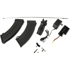 Echo1 Full Metal Red Star 47 RIS AEG w/ Battery and Charger - BLACK