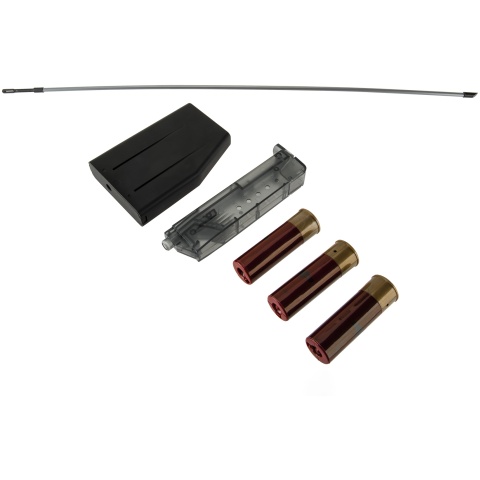 JAG Arms Scattergun HD Airsoft Gas Shotgun (Standard Tube) - BLACK