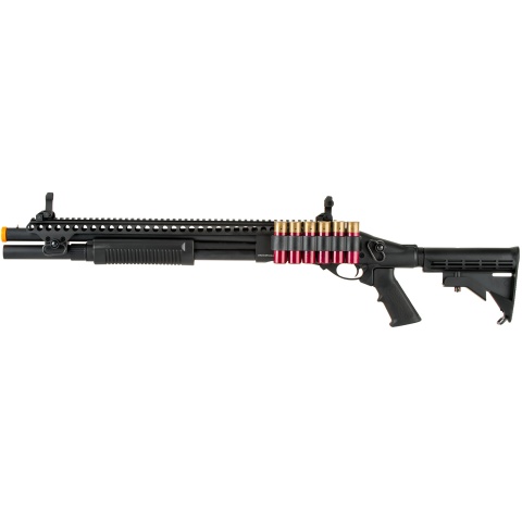 JAG Arms Scattergun SP Airsoft Gas Shotgun (Extended Tube) - BLACK