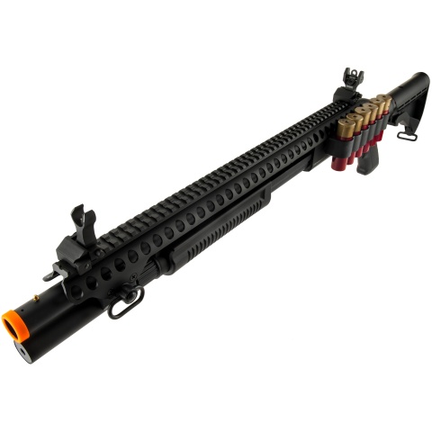JAG Arms Scattergun SP Airsoft Gas Shotgun (Extended Tube) - BLACK