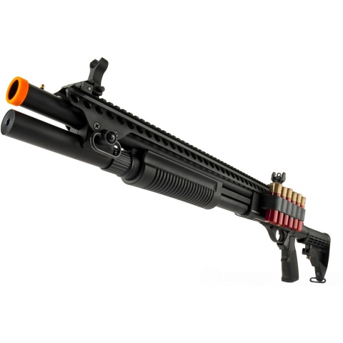 JAG Arms Scattergun SP Airsoft Gas Shotgun (Extended Tube) - BLACK