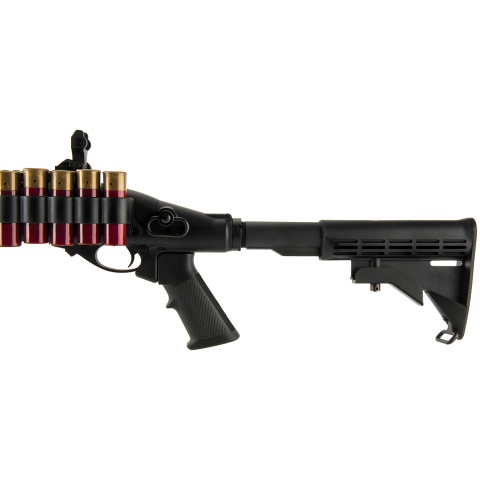 JAG Arms Scattergun SP Airsoft Gas Shotgun (Extended Tube) - BLACK