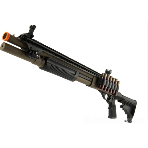 JAG Arms Scattergun SP Airsoft Gas Shotgun (Extended Tube) - TAN