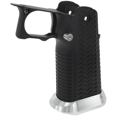 Airsoft Masterpiece Aluminum Grip for Hi-Capa Airsoft Pistols Type 11 - BLACK