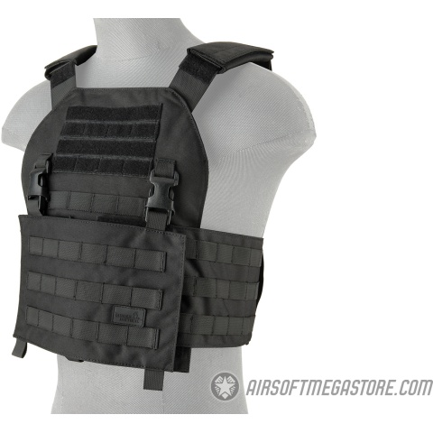 Lancer Tactical Buckle Up Version Airsoft Tactical Vest - BLACK