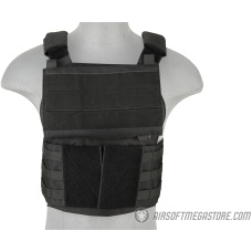 Lancer Tactical Buckle Up Version Airsoft Tactical Vest - BLACK