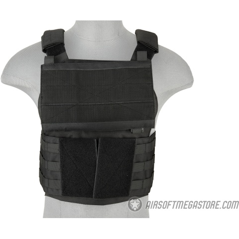 Lancer Tactical Buckle Up Version Airsoft Tactical Vest - BLACK