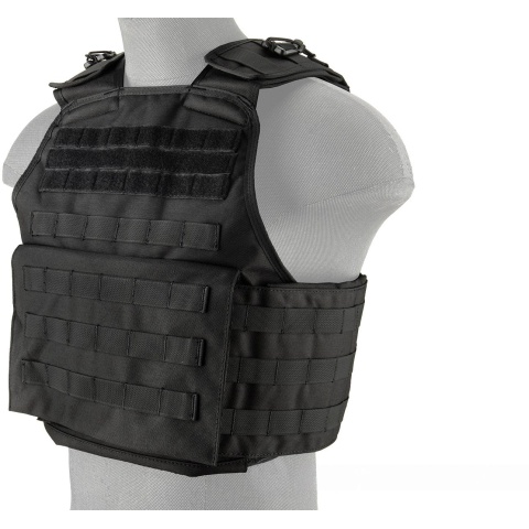 Lancer Tactical Battle 1000D Nylon MOLLE Tactical Vest - BLACK