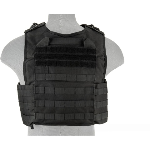 Lancer Tactical Battle 1000D Nylon MOLLE Tactical Vest - BLACK