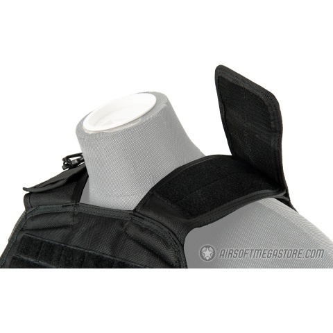 Lancer Tactical Battle 1000D Nylon MOLLE Tactical Vest - BLACK