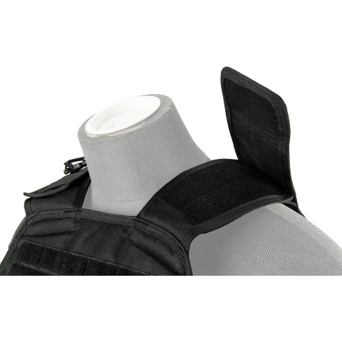 Lancer Tactical Battle 1000D Nylon MOLLE Tactical Vest - BLACK