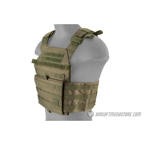 Lancer Tactical Assault Recon Plate Carrier - OD GREEN