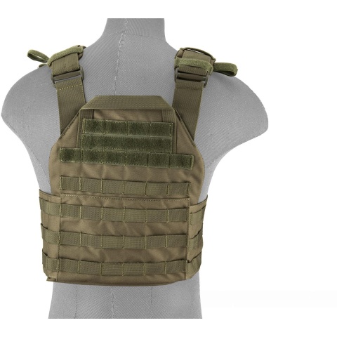 Lancer Tactical Assault Recon Plate Carrier - OD GREEN